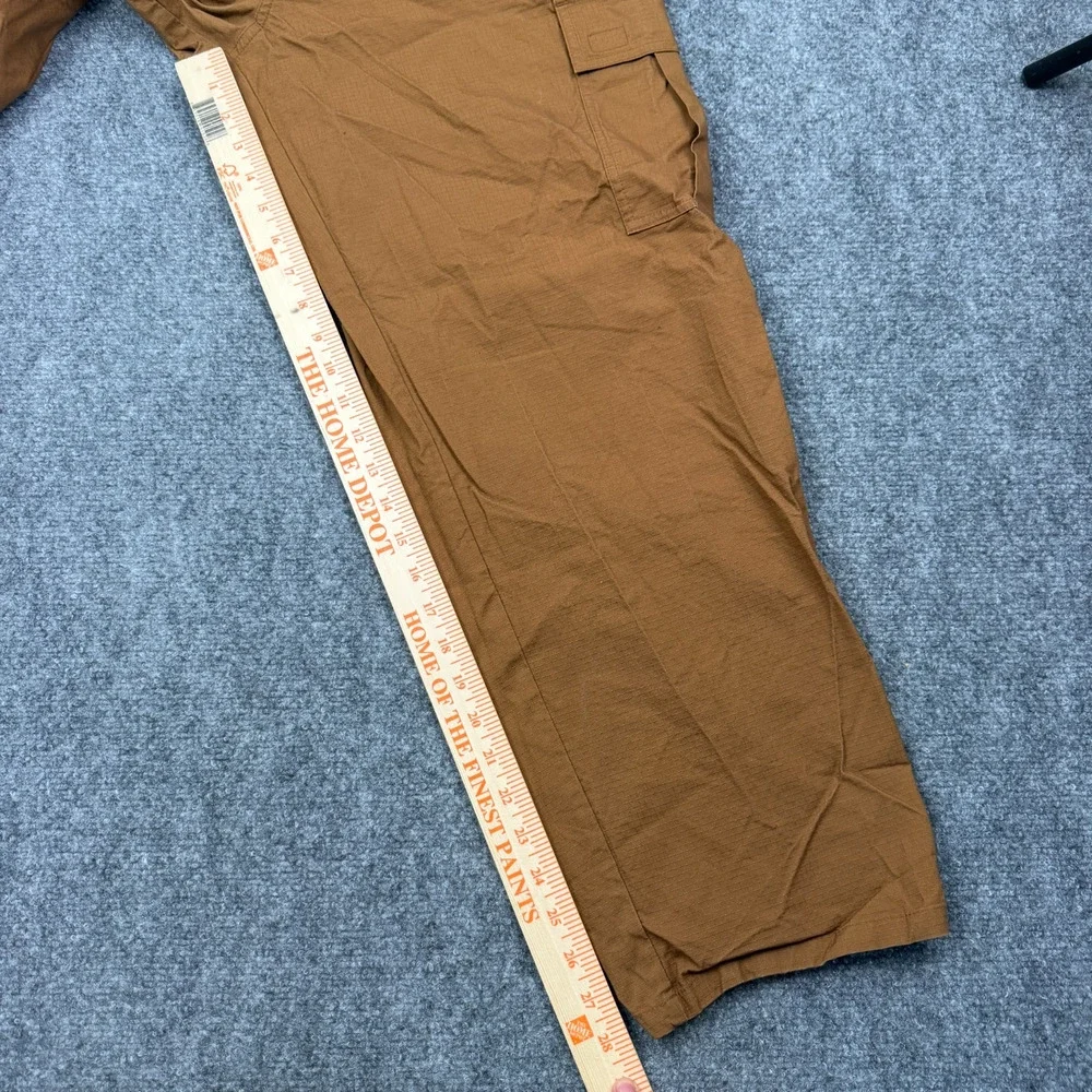 Nike Cargo Pants Mens 34x30 Brown Ripstop Utility Tactical Cotton Stretch